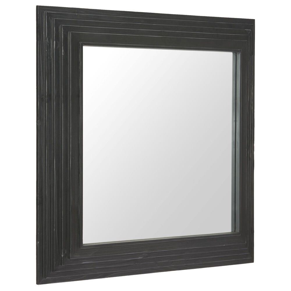 Zuo Modern Kare Wall Mirror in Black, , large