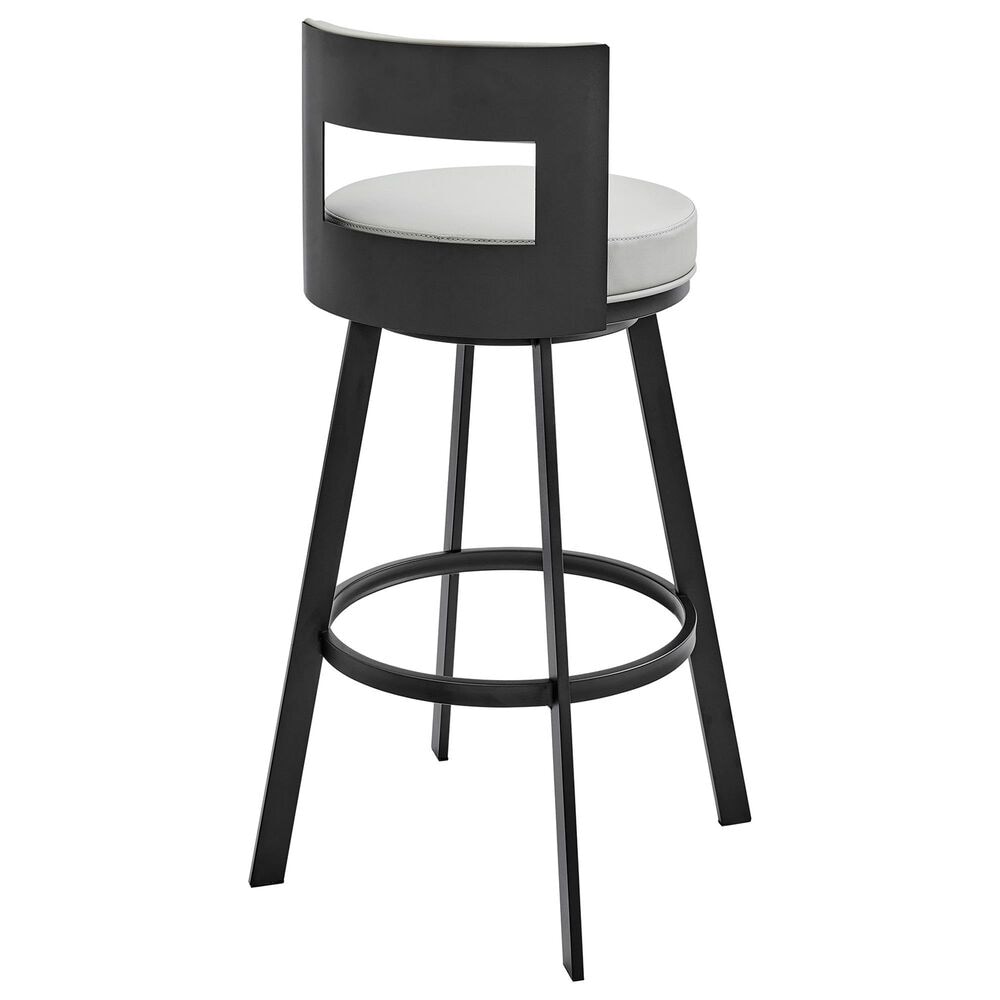 Blue River Flynn 26&quot; Swivel Counter Stool in Black, , large