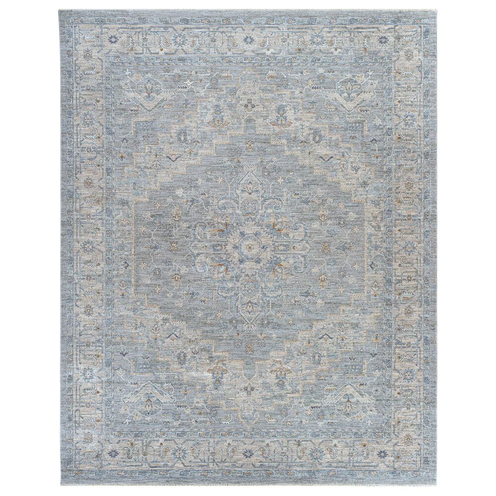 Surya Avant Garde 10" x 14" Gray, Beige and Denim Area Rug, , large