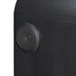 Modern Market Becket Wood and Faux Stone Nightstand with Speakers LED Lights and Refrigerator, , large