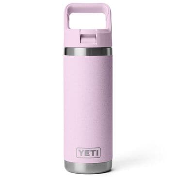 YETI Rambler 18 Oz Water Bottle with Color-Matched Straw Cap in Cherry Blossom, , large