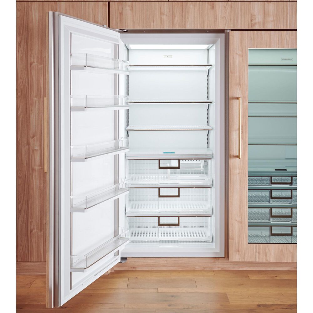 Sub Zero Classic 20.6 Cu. Ft. Built-In Freezer in Stainless Steel, , large