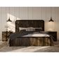 Fallridge Mezquite King Panel Bed in Black, , large