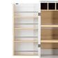 HOMLUX HOMLUX 78.2" Tall Farmhouse Kitchen Pantry Cabinet with 8 Door Shelves, Storage Cabinet with 4 Adjustable Shelves, Hidden Drawer, Wine Rack, Versatile Cupboard for Kitchen, Dining & Bathroom, Retro White, , large