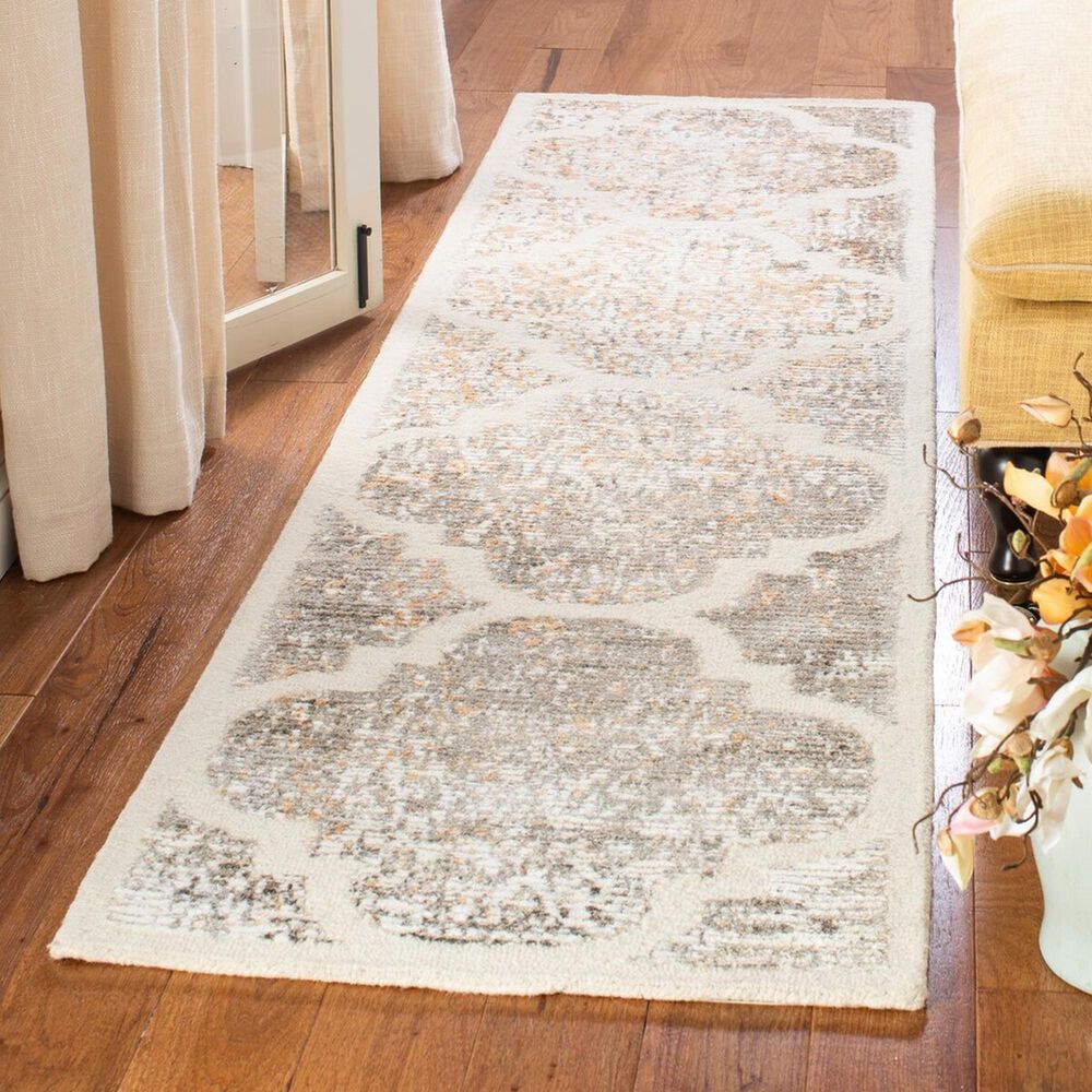 Safavieh Artistry ARR668D 2&#39;3&quot; x 9&#39; Ivory and Gold Runner, , large