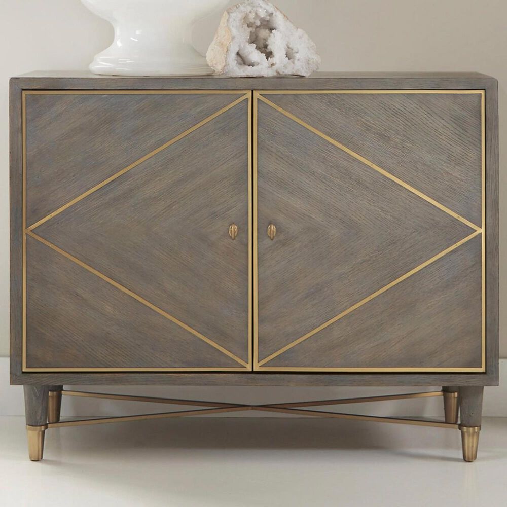 Hooker Furniture Melange Chest in Gray and Gold, , large