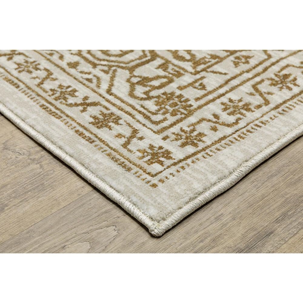 Oriental Weavers Intrigue INT03 6&#39;7&quot; x 9&#39;6&quot; Ivory Area Rug, , large