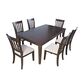 Waltham Brentwood Dining Leg Table with Leaf in Arbor Oak, , large