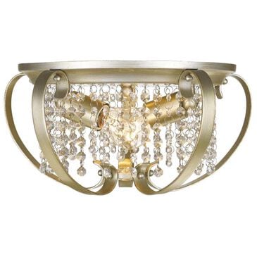 Golden Lighting Ella Flush Mount in White Gold, , large