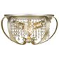 Golden Lighting Ella Flush Mount in White Gold, , large