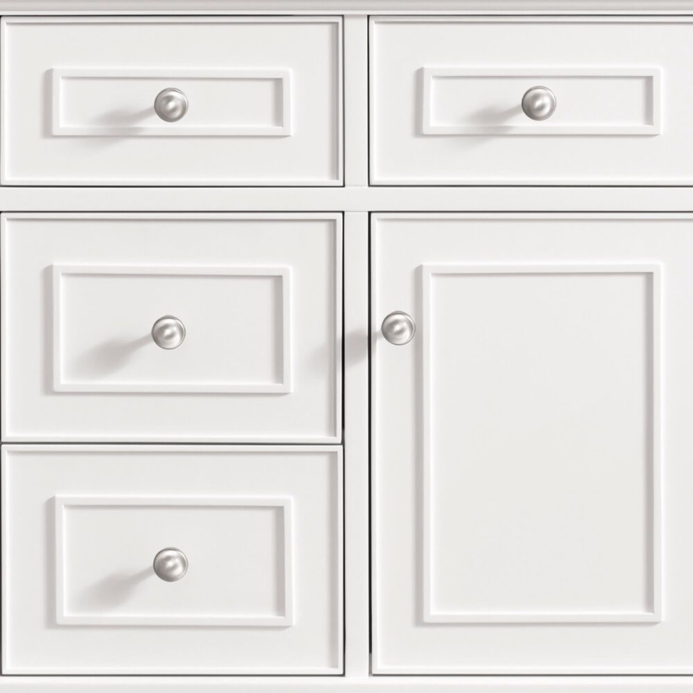 James Martin Vanities Lorelai 48&quot; Single Vanity in Bright White with 3 cm Carrara White Marble Top, , large