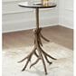 Ashley Lemkins Accent Table in Antique Gold and Black, , large