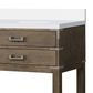 Lexora Home Norwalk 80" Double Bathroom Vanity in Grey Oak with White Quartz Top and Rectangular Sinks, , large