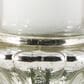Maple and Jade Handmade Turned Style Pillar Room Hurricane Lamp in Silver, , large