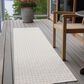 Dalyn Rug Company Hinton 2"3" x 10" Linen Indoor/Outdoor Runner, , large
