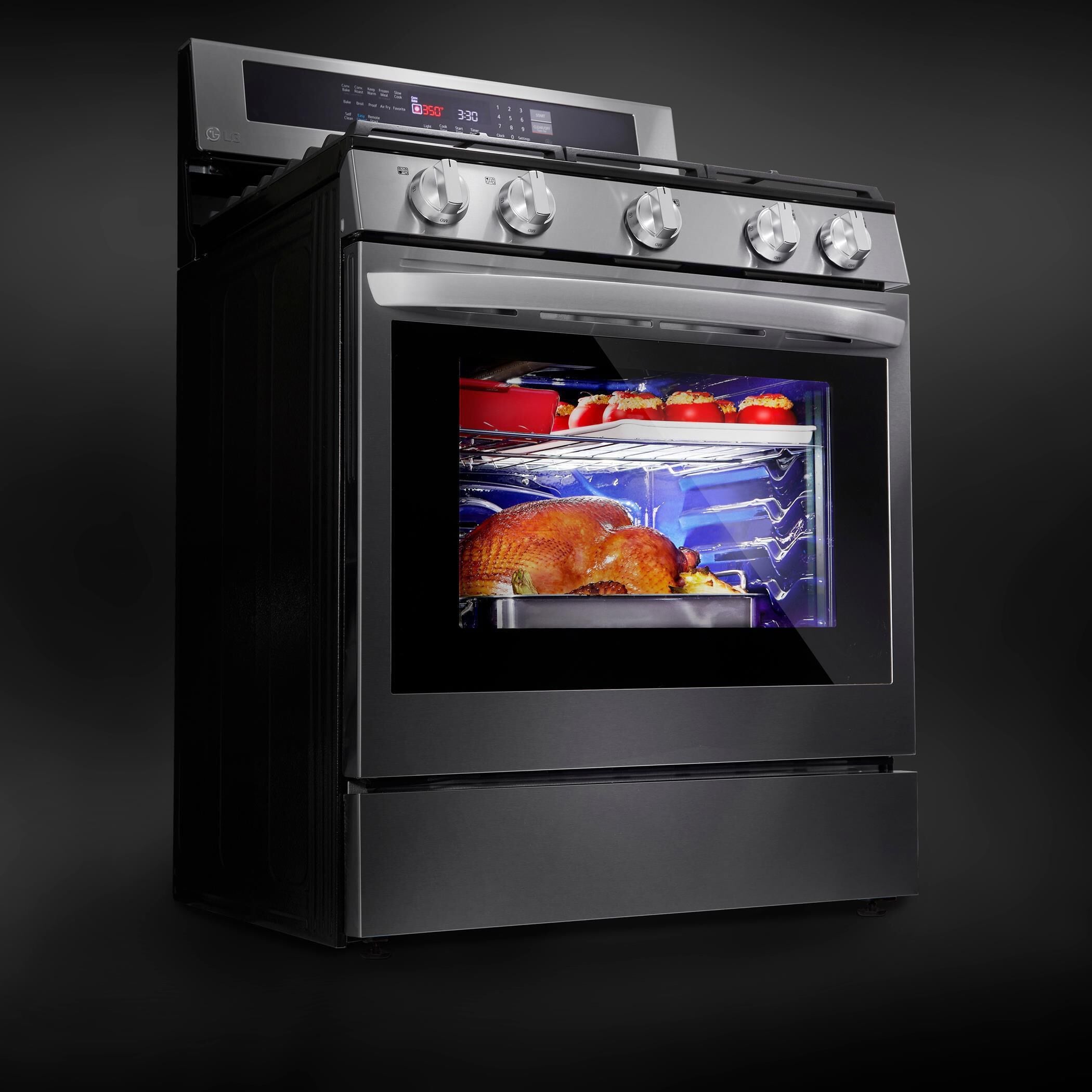LG 5.8 Cu. Ft. Smart Wi Fi Enabled True Convection InstaView Gas