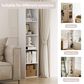 HOMLUX 5-Tier Cube Open Shelf Storage Organizer Bookcase in White, , large