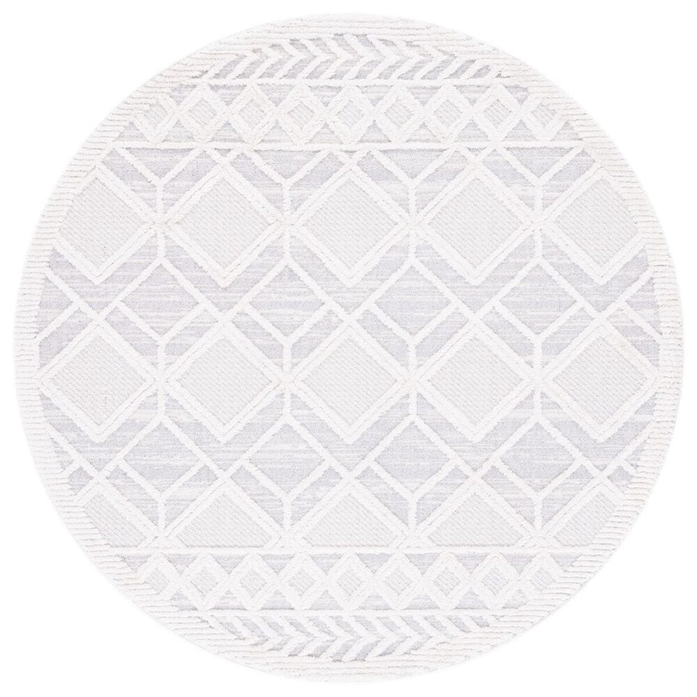Safavieh Marrakesh MRK566B 6&#39;7&quot; Round Beige and Grey Area Rug, , large