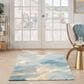 Nourison Prismatic PRS40 Blue and Multicolor 3"9" x 5"9" Area Rug, , large