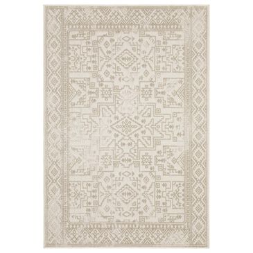 ROW by Oriental Weavers Zarina Southwestern Beige and Ivory 5"3" x 7"3" Indoor/Outdoor Area Rug, , large
