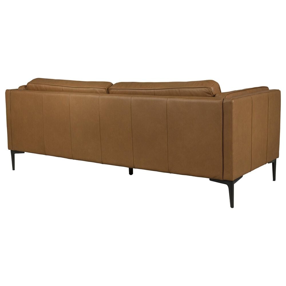 Superb Leather Leather Stationary Sofa in Oslo Antelope, , large