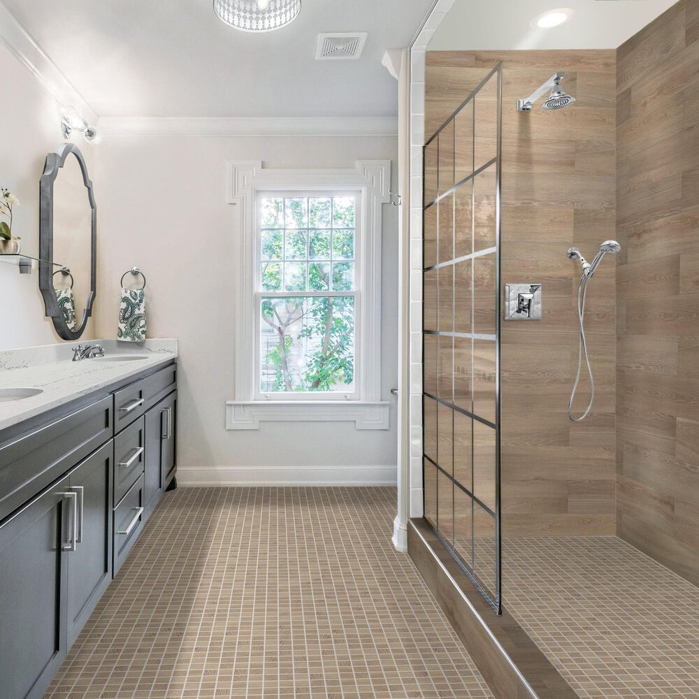 Dal-Tile Emerson Wood Butter Pecan EP018481PK 8&quot; x 48&quot; Porcelain Tile, , large