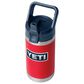 YETI Rambler Jr. 12 Oz Kids Water Bottle with Straw Cap in Red, Navy and Badge, , large