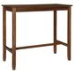 Linon Home Decor Claridge Bar Height Pub Table in Rustic Brown - Table Only, , large