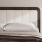 Ashley Kendanport King Platform Upholstered Bed in Brown and White, , large