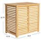 Household Essentials Double Laundry Sorter with Lid and Removable Bags in Natural, , large