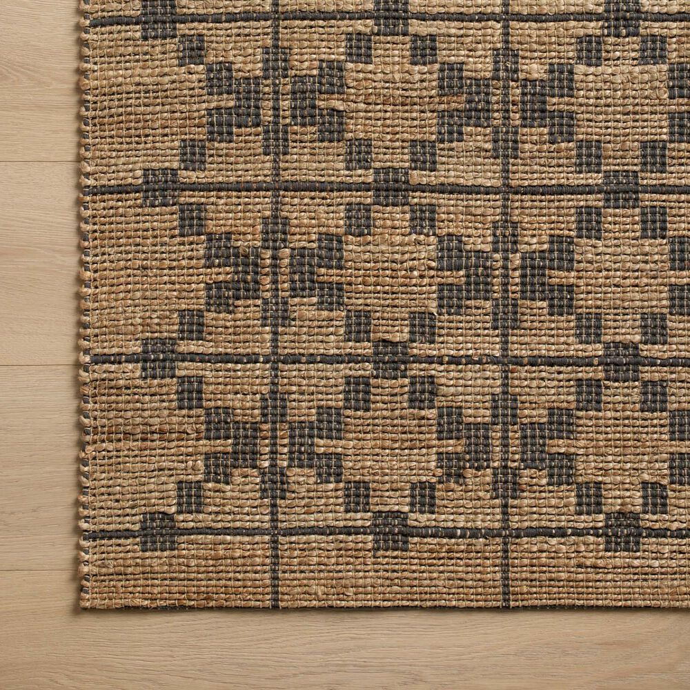 Chris Loves Julia x Loloi Judy 2&#39;3&quot; x 3&#39;9&quot; Natural and Graphite Area Rug, , large