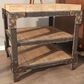 Maple and Jade 2-Shelf Accent End Table in Brown and Bronze, , large