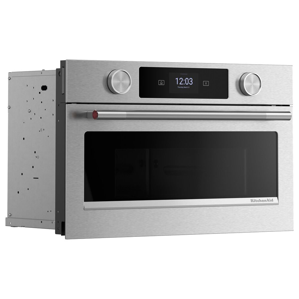 KitchenAid 1.4 Cu. Ft. Built In Microwave Oven with Air Fry in PrintShield Stainless Steel, , large