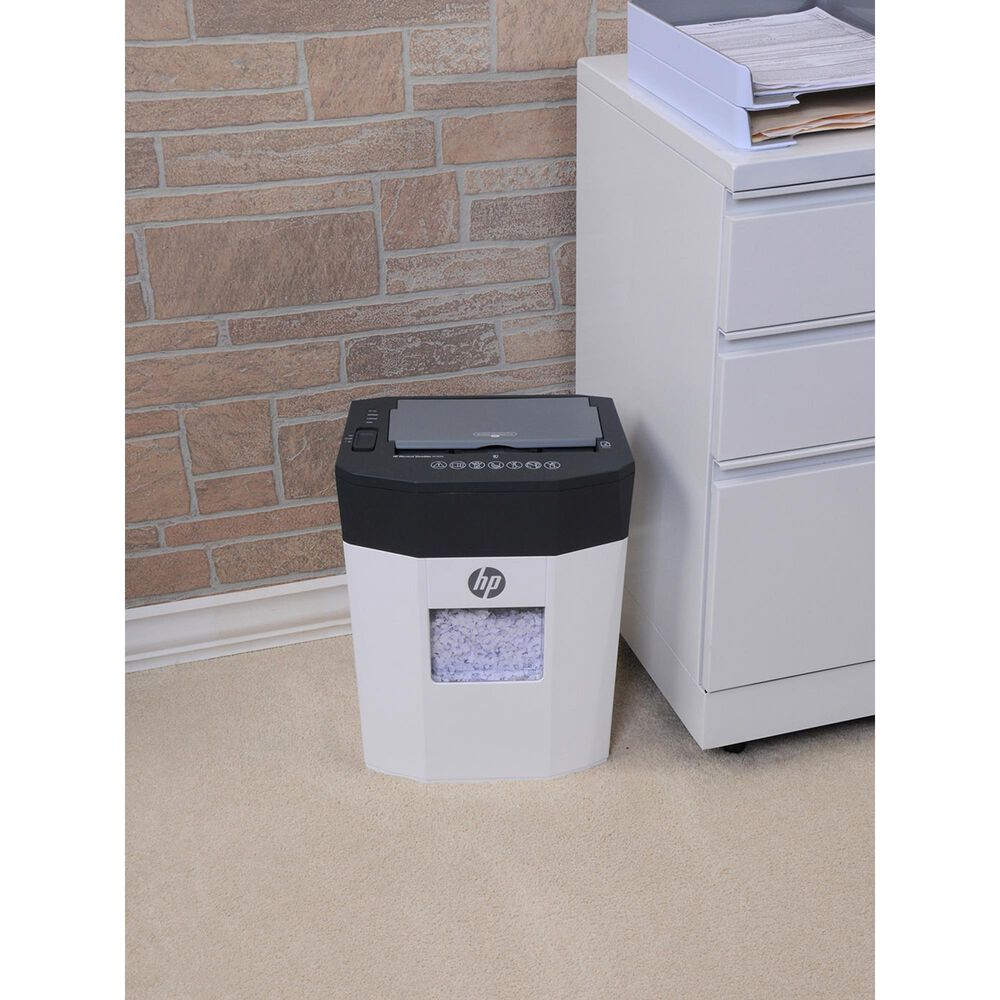 HP 80 Sheets Autofeed Microcut Shredder in White, , large