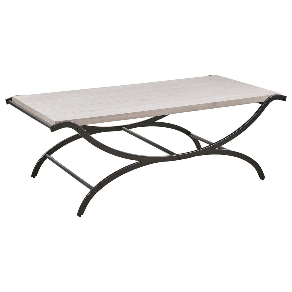 Hampton Park Wilson Coffee Table in White and Black, , large