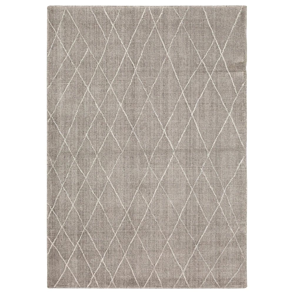 Karastan Tangier RG188-176 8" x 10" Deviation Taupe Area Rug, , large