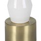 Uttermost Architect Table Lamp in White and Antique Brushed Brass, , large