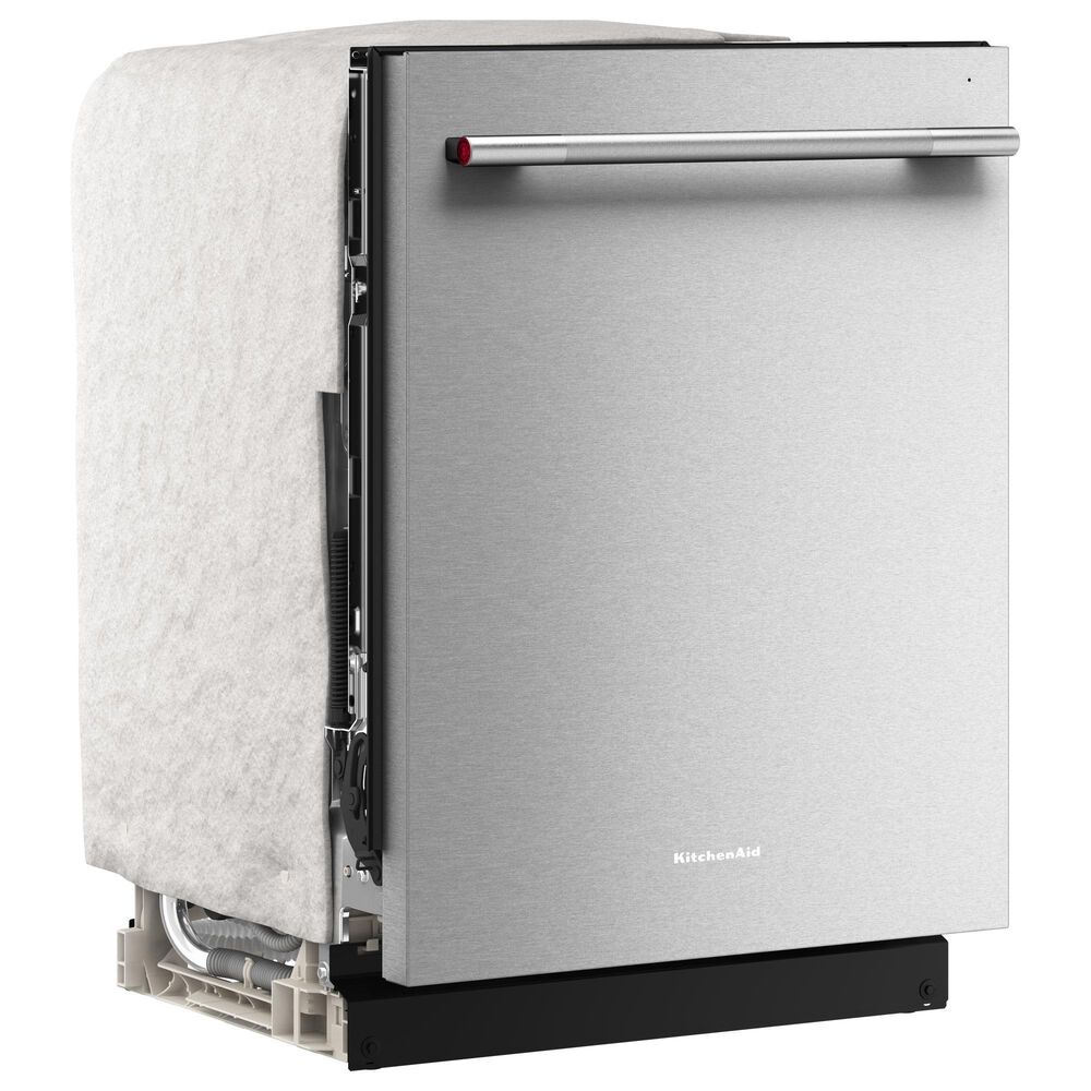 KitchenAid 4-Piece Kitchen Package with 31 Cu. Ft. French Door Refrigerator and 5.3 Cu. Ft. Smart Freestanding Electric Range in Stainless Steel, , large