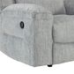 Ashley Buntington Manual Rocker Recliner in Pewter, , large