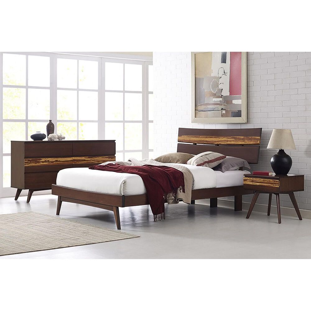 Natural Bamboo Furnishings Nightstand in Sable, , large