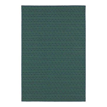 Oriental Weavers Meridian 1634Q 1"10" x 2"10" Navy Scatter Rug, , large