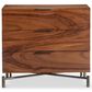 Bernhardt Brasea 3 Drawer Nightstand in Lume and Tungsten with USB Ports, , large