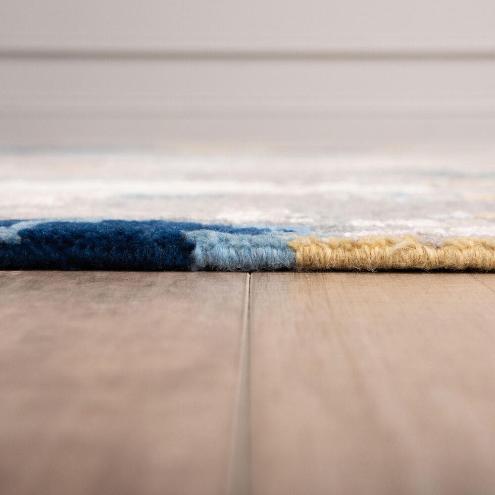 Rizzy Evolution Yellow, Red, Orange, Blue, Grey, Beige and Ivory 8&#39; x 10&#39; Area Rug, , large
