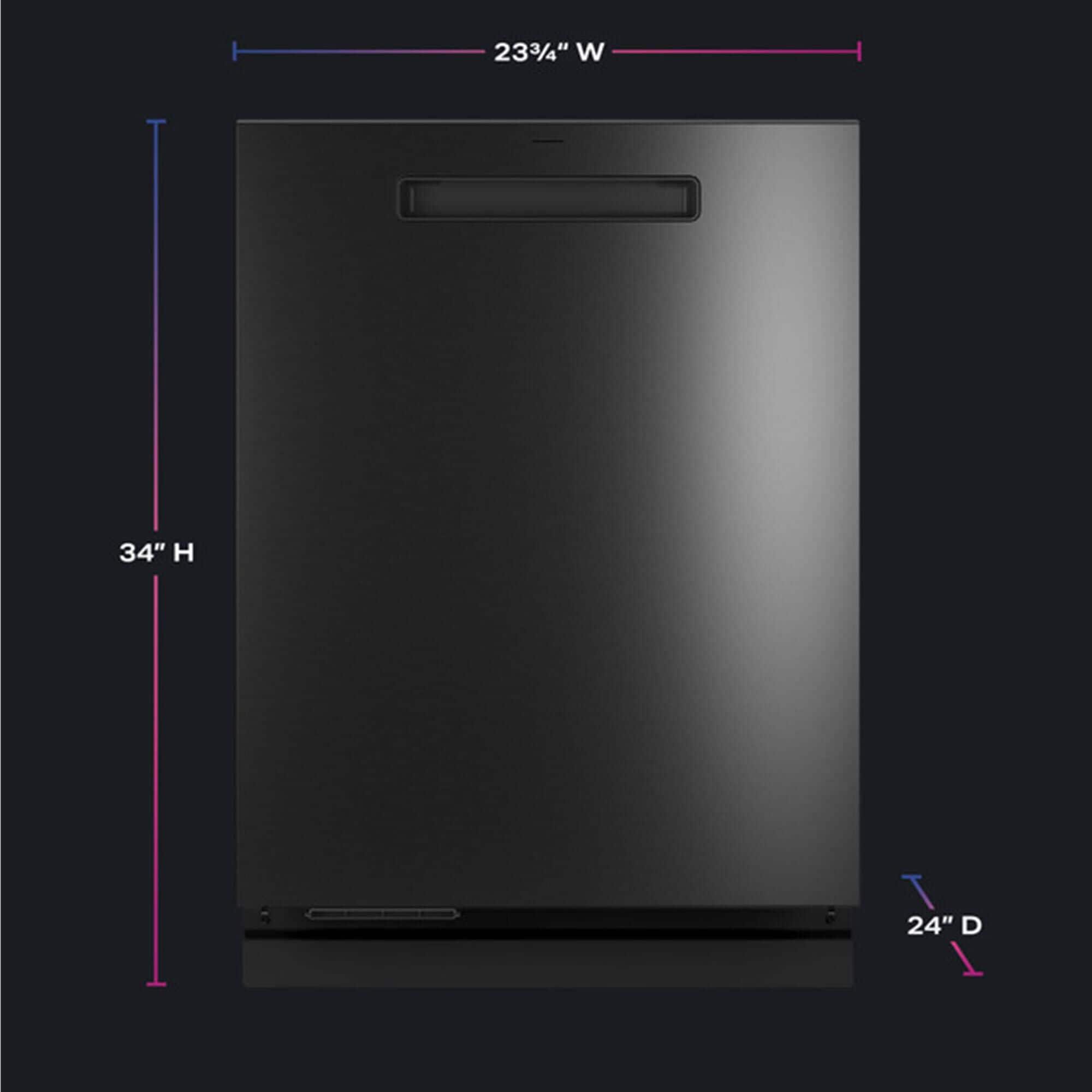 Ge profile dishwasher black stainless on sale