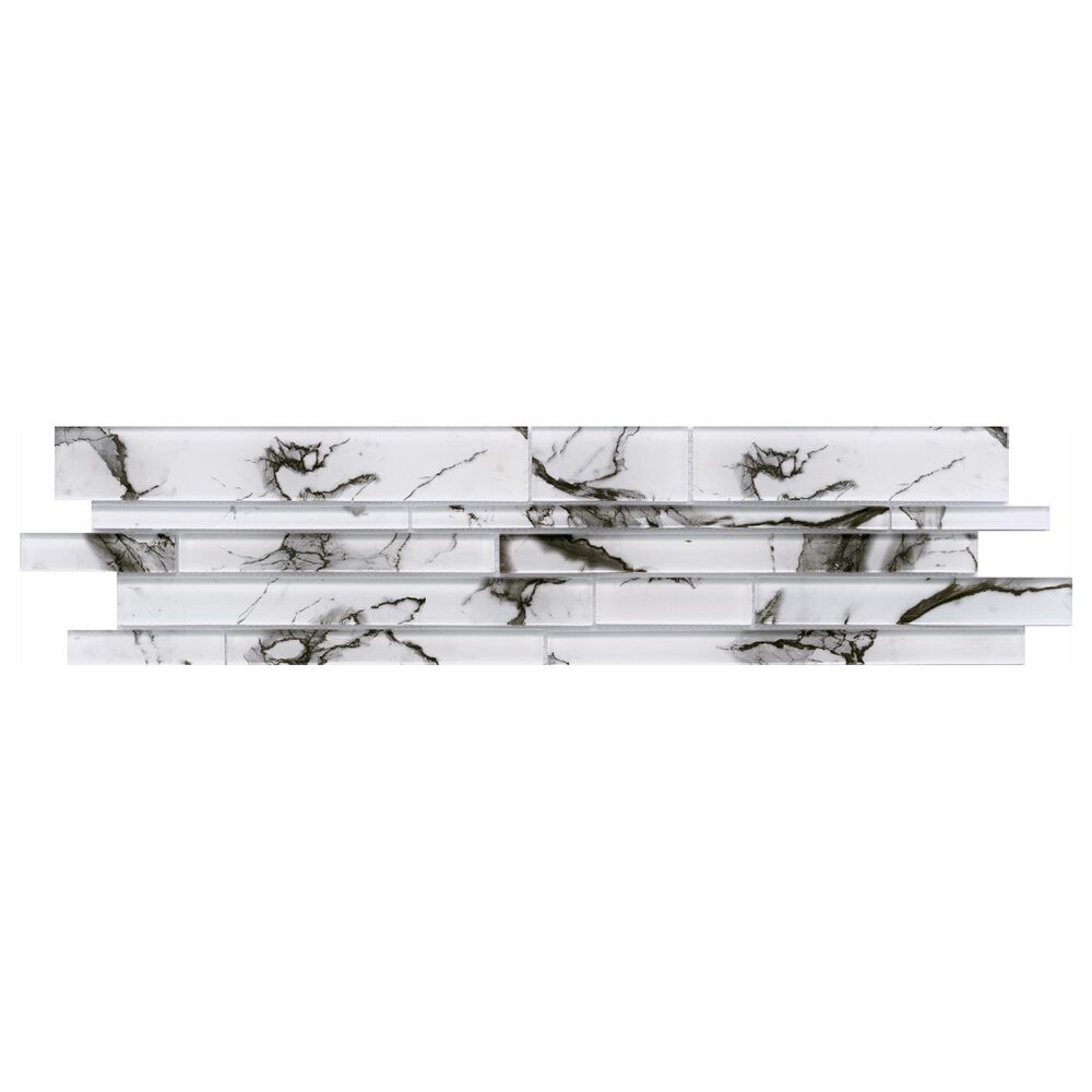 Emser Zen Bliss 6" x 24" Glass Mosaic Sheet, , large