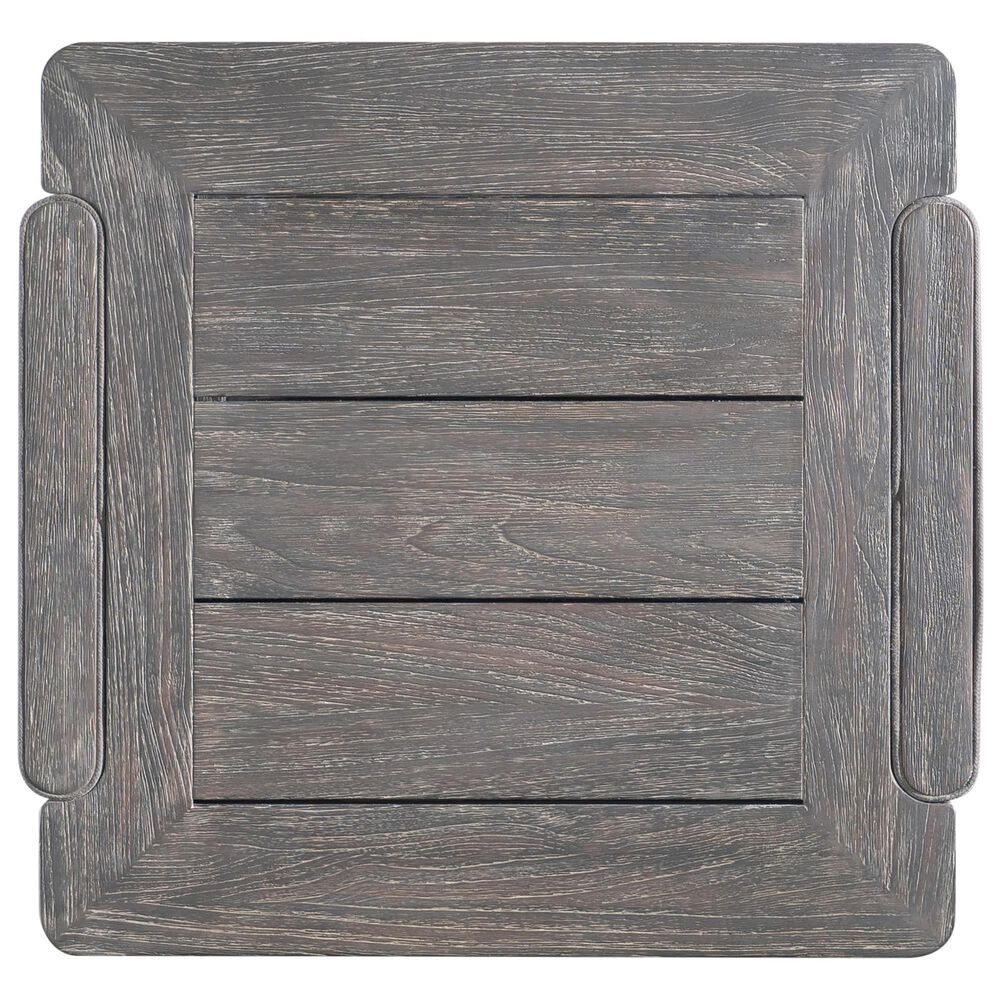 Bernhardt Andros Outdoor Side Table in Smoked Truffle and Oxford Brown, , large