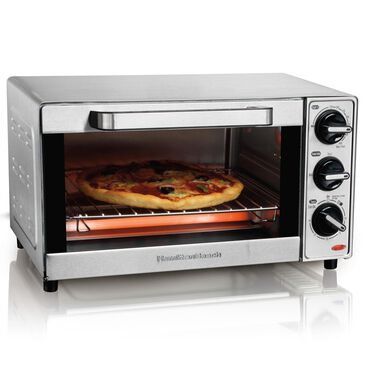 Hamilton Beach 4-Slice Stainless Toaster Oven, , large