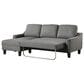 OSP Home Lester 1-Piece Stationary Sleeper Sofa Chaise in Grey, , large