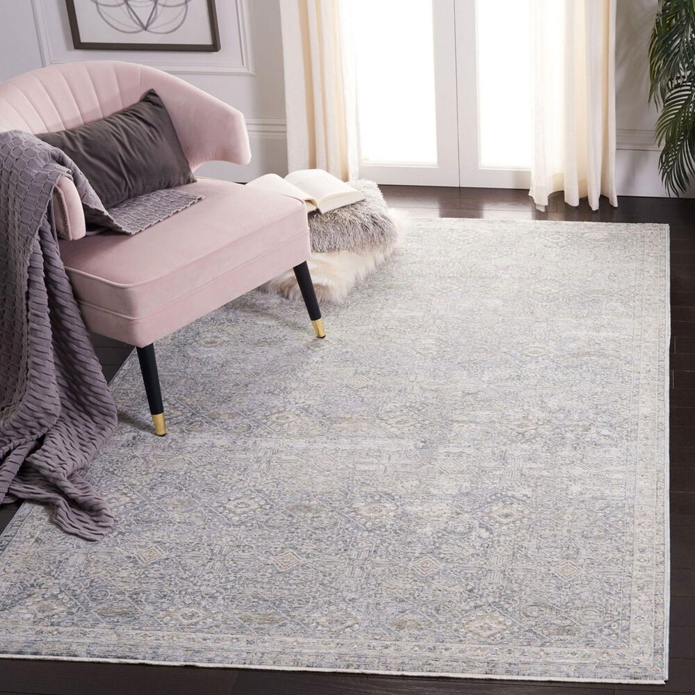 Safavieh Webster WBS334G 4&#39; x 6&#39; Grey and Beige Area Rug, , large