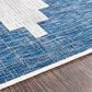 Surya Eagean EAG-2355 Dark Blue, Off-White, Navy and Pale Blue 2" x 2"11" Indoor/Outdoor Area Rug, , large